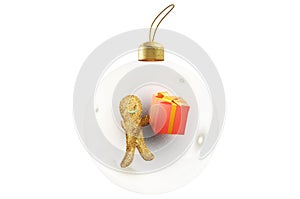 3D Illustration , Christmas ornaments ball