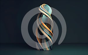 3D Illustration of Enigmatic Object