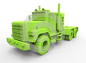 3d illustration of generic truck.