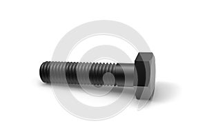 3d illustration of hex bolt