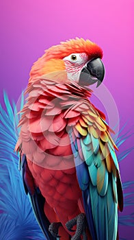 3d illustration of a parrot animal bird wildlif