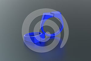 3D illustration of signet ring