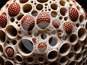 3d illustration of Trypophobia shape