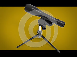 3d illustration of US Military M24 Sniper Spotter Scope.