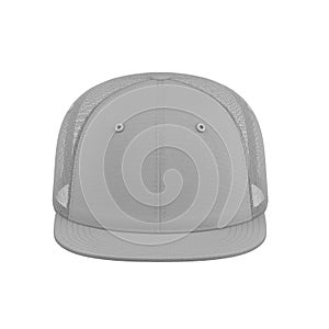 3d Illyustration trucker  cap