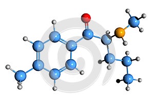 3D image of 4-Methylpentedrone skeletal formula