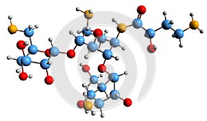 3D image of Amikacin skeletal formula