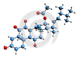 3D image of Anicequol skeletal formula