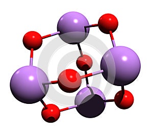 3D image of Arsenic trioxide skeletal formula