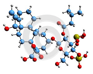 3D image of Carboxyatractyloside skeletal formula