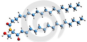 3D image of Ceramide skeletal formula
