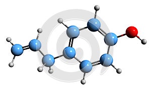 3D image of Chavicol skeletal formula