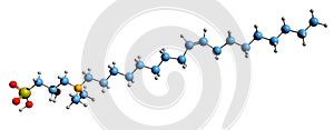 3D image of Coco-Hydroxysultaine skeletal formula