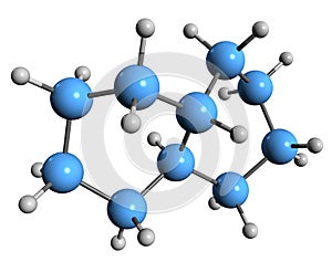 3D image of Decalin skeletal formula