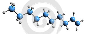 3D image of Decene skeletal formula