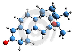 3D image of Demegestone skeletal formula