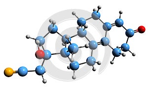 3D image of Dienogest skeletal formula