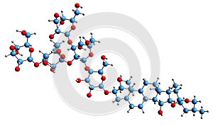 3D image of Digitonin skeletal formula