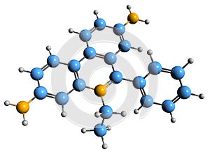 3D image of Ethidium bromide skeletal formula