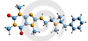 3D image of Fencamine skeletal formula