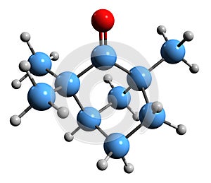 3D image of Fenchone skeletal formula