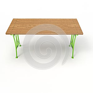 3d image of a forged table Olimp 3