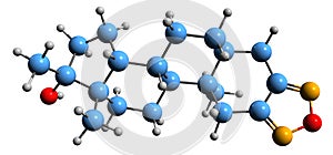 3D image of Furazabol skeletal formula