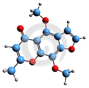 3D image of Hellin skeletal formula