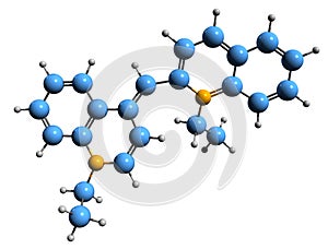 3D image of Isocyanine iodide skeletal formula