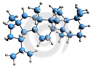 3D image of Lupane skeletal formula