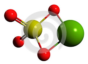3D image of Magnesium sulfate skeletal formula