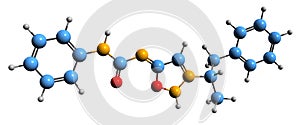 3D image of Mesocarb skeletal formula