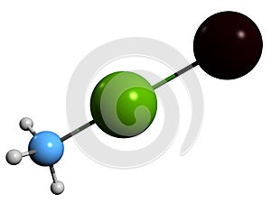 3D image of Methylmagnesium iodide skeletal formula