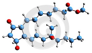 3D image of Misoprostol skeletal formula