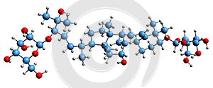 3D image of Mogroside skeletal formula