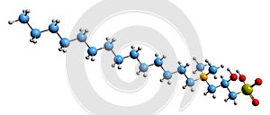 3D image of Myristyl Hydroxysultaine skeletal formula