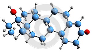3D image of Norethandrolone skeletal formula