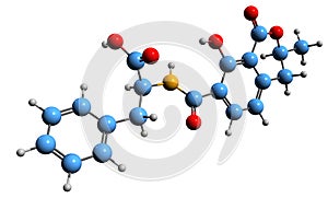3D image of ochratoxin B skeletal formula