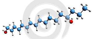 3D image of Oenanthotoxin skeletal formula