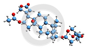 3D image of Oleandrin skeletal formula