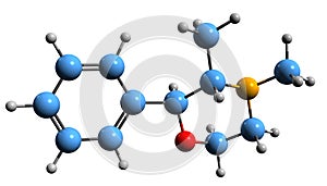 3D image of Phendimetrazine skeletal formula