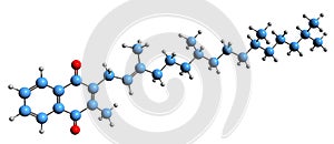 3D image of Phytomenadione skeletal formula