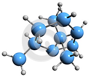 3D image of Pinane skeletal formula