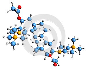 3D image of Pipecuronium bromide skeletal formula