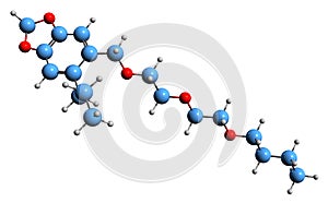 3D image of Piperonyl butoxide skeletal formula