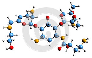 3D image of Plazomicin skeletal formula