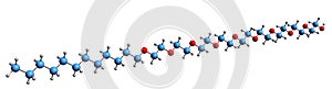 3D image of Polidocanol skeletal formula