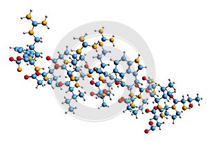 3D image of Prolactin-Releasing Peptide skeletal formula