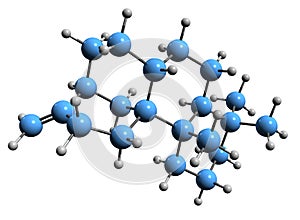 3D image of Stemodene skeletal formula