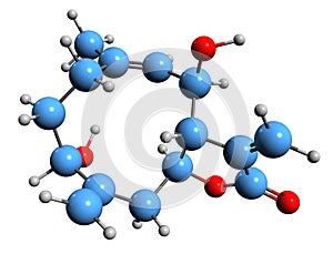 3D image of Tanahin skeletal formula